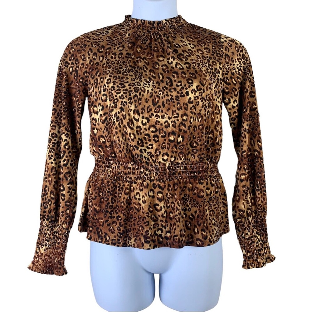 Belldini leopard / cheetah long sleeve